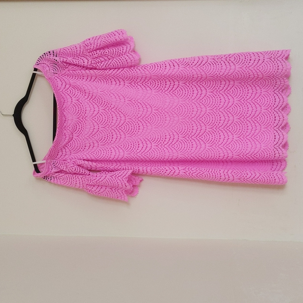 Lily Pulitzer Off Shoulder Scallop Lace Lexa Dress